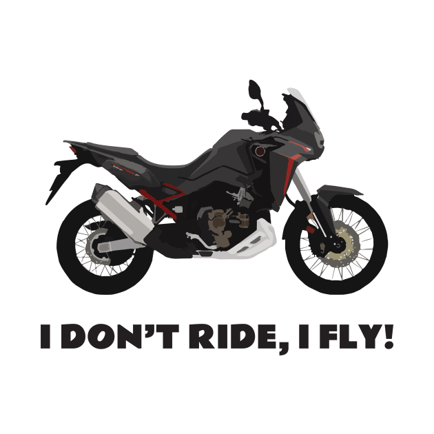 I don't ride, I fly! Honda CRF1100L Africa Twin by WiredDesigns