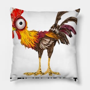 UT IN MY HEAD I'VE PECKED YOU THREE TIMES Pillow