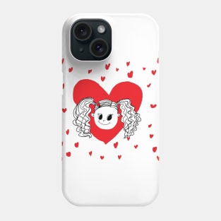 a cute and lovely girl Phone Case