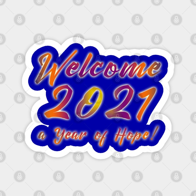 Happy New Year 2021 Magnet by Scar