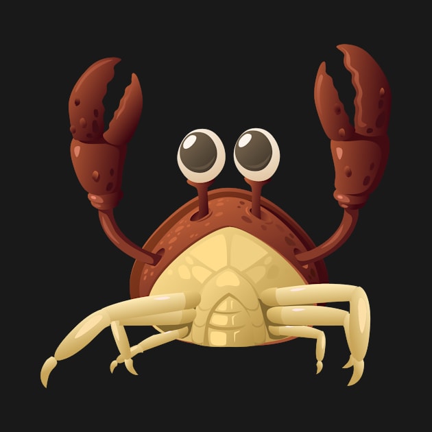 Crab Funny Crazy by Oliveshopping