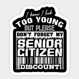 Blessed Senior Citizen: Gifts for Elderly Men & Women Sticker for Sale by  Grandmarr