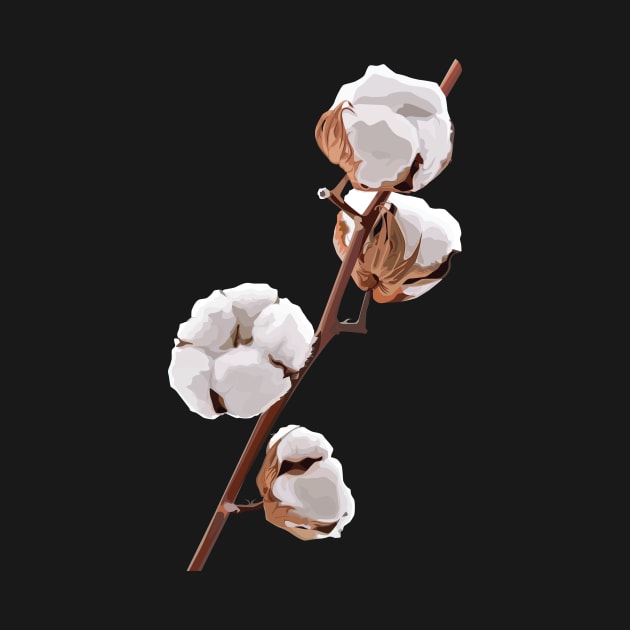 Scandinavian Cotton flower by WRIGHTFORM