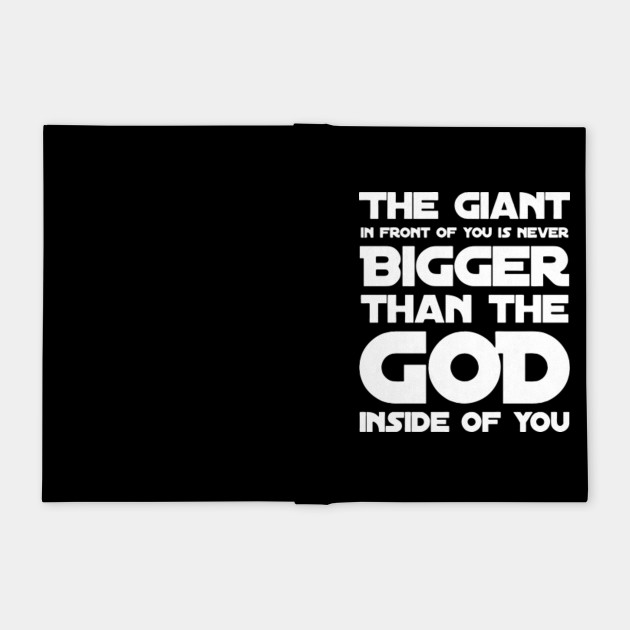 Godly Faithful Quote Gift For Religious Person Bigger God Bible