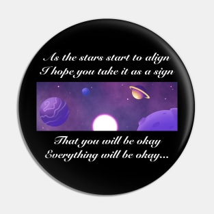 You Will Be Okay Song Helluva Boss Octavia and Stolas Astrology Positive Quote Pin