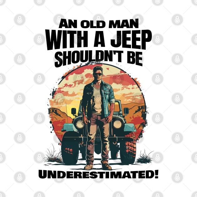 An old man with a jeep shouldn't be underestimated! by mksjr