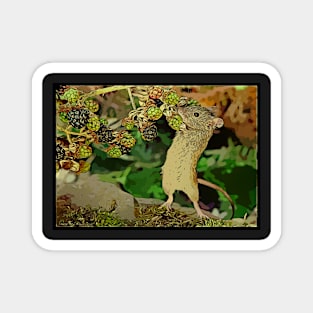 The mouse that lives by the Brambles Magnet