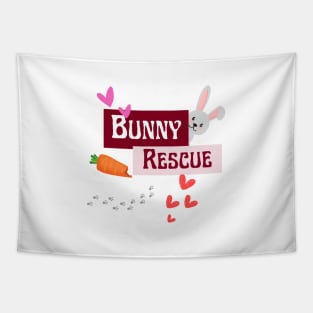 Bunny rescue Tapestry