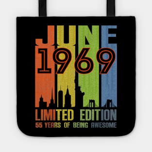 June 1969 55 Years Of Being Awesome Limited Edition Tote