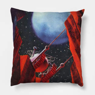 Vintage Science Fiction Pillow