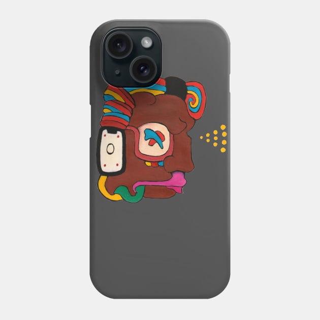 WAK Mayan Hieroglyphics Phone Case by RMZ_NYC