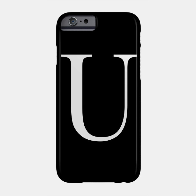 Alphabet U Letter U Phone Case Teepublic