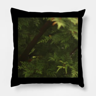 rain fantasy garden Pillow