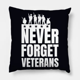 Memorial Day Gift Never Forget Veterans Pillow