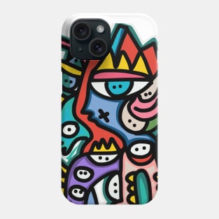 King of Street Art Eyes of Love Phone Case