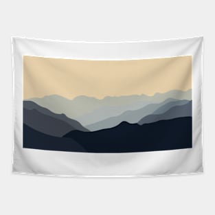 Gray Mountains Tapestry