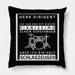 Schlagzeuger Pianissimo Pillow