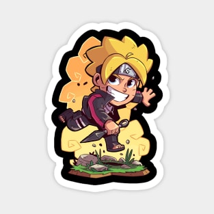 Chibi Boruto Uzumaki - Cool Art Magnet