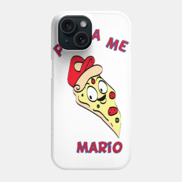 pizza me mario Phone Case by Ceritaku