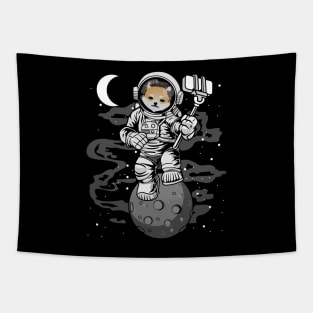 Astronaut Selfie Dogelon Mars Coin To The Moon Crypto Token Cryptocurrency Wallet Birthday Gift For Men Women Kids Tapestry