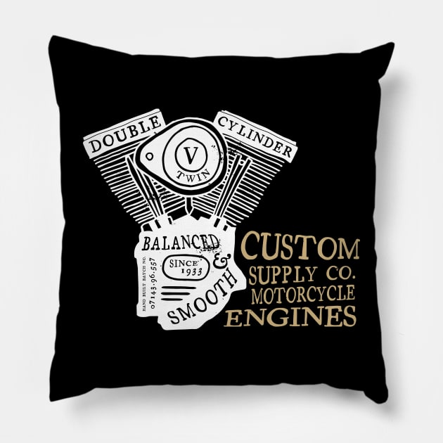Double Cylinder Pillow by Kingrocker Clothing