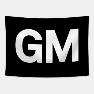 The Bold Logo for a Bright Future: GM Logo Tapestry