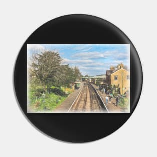 A Country Station Pin