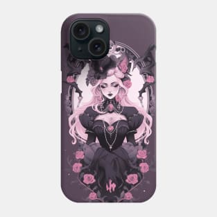 Pink Ghotic Lady Phone Case