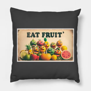 Eat Fruit Pillow