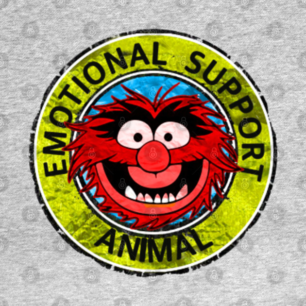 Discover Vintage Muppets Emotional Support Animal Baseball Tee