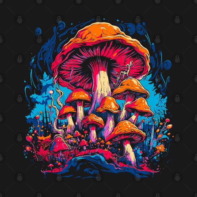 Magic Mushrooms by Vector Deluxe