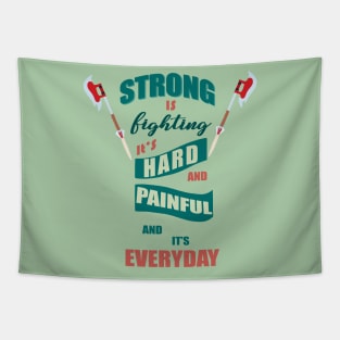 strong is fighting Tapestry