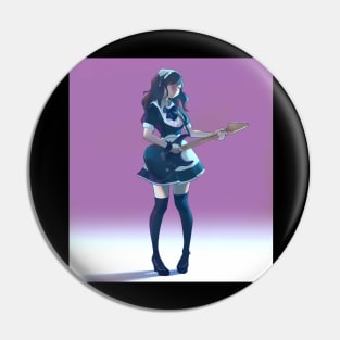 MaidGuitar Pin