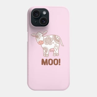 Paisley Cow Print - Moo Phone Case