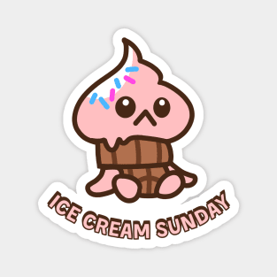 Ice cream Sunday Magnet