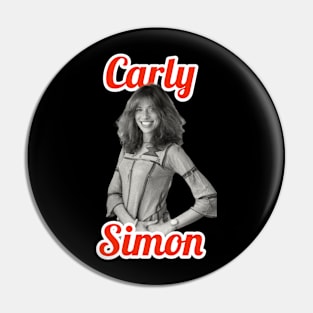 Carly Simon Pin