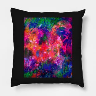 Trippy forest Pillow