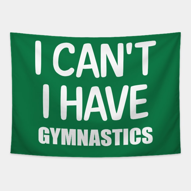 I can't I have Gymnastics Tapestry by colorsplash