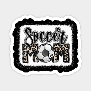 Soccer Mom Leopard Basketball Mom Magnet