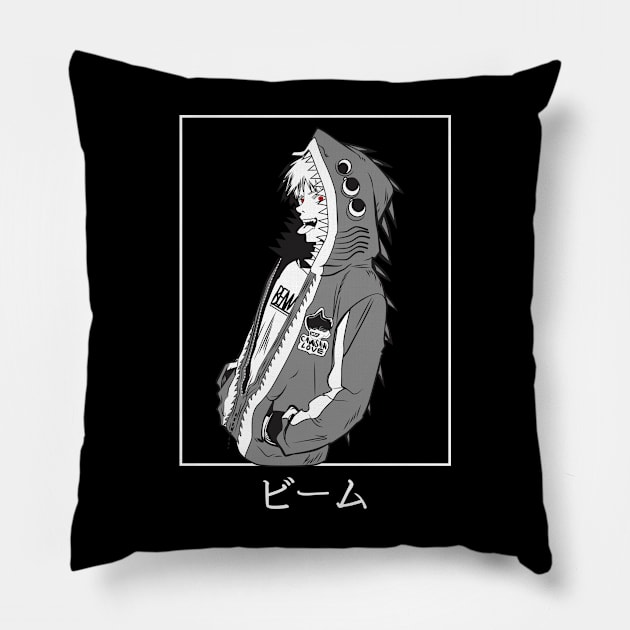 Devil hunter Boy Fanart Pillow by Planet of Tees