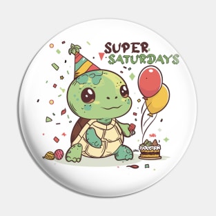 Super Saturdays: Kawaii Turtle Party Pin