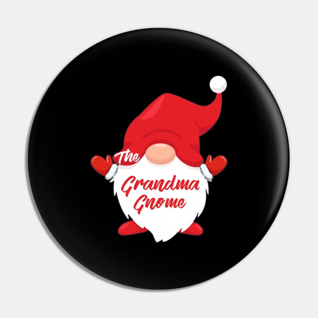 The Grandma Gnome Matching Family Christmas Pajama Pin by Penda