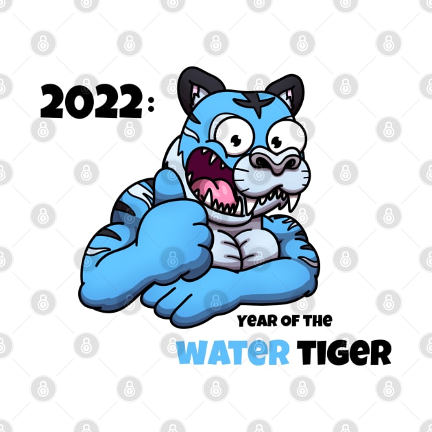 Chinese Zodiac Lunar New Year Water Tiger by TheMaskedTooner