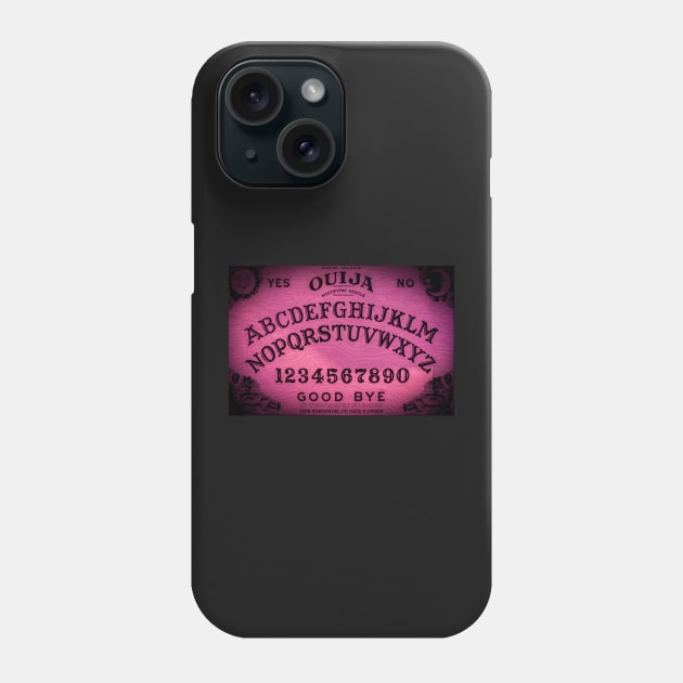 Pink Ouija Board Phone Case by tommysphotos