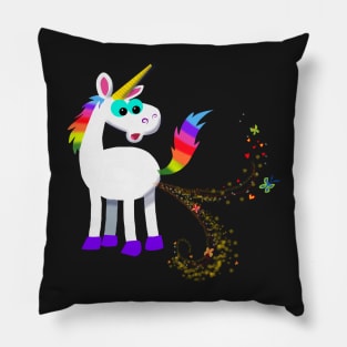 unicorn farts Pillow