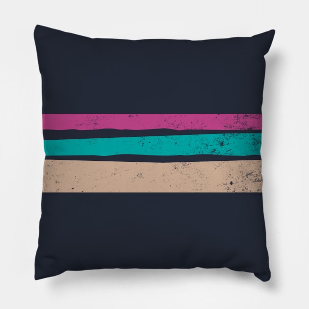 90s Retro Summer Vibes Pillow by Vanphirst