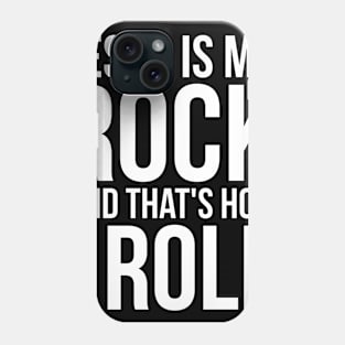 Christian Jesus Is My Rock And That's How I Roll Phone Case