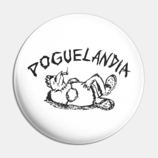 Poguelandia Flag Pin