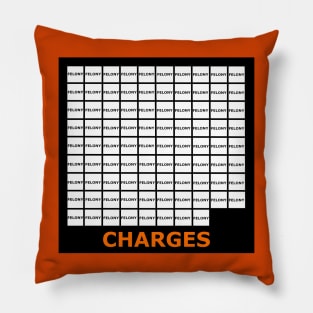 88 FELONY CHARGES - Grid - Front Pillow