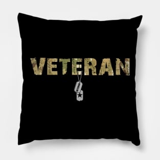 Veteran Camo Logo Pillow